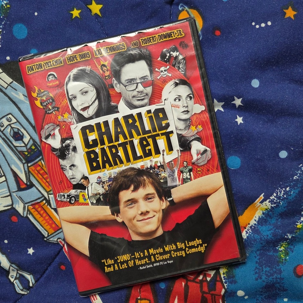 Charlie Bartlett DVD Movie Anton Yelchin Kat Dennings Robert Downey Jr R Comedy